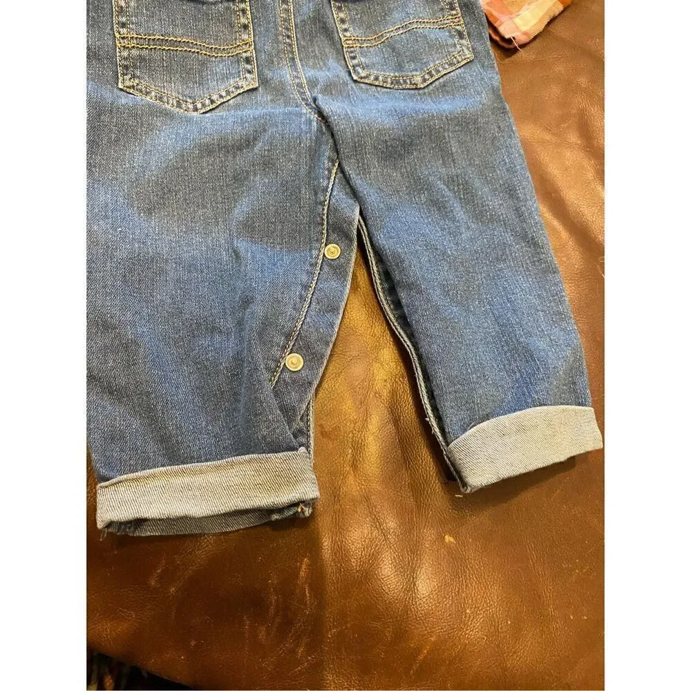 ✅Carter’s fall bundle thanksgiving overalls Sz 12 months